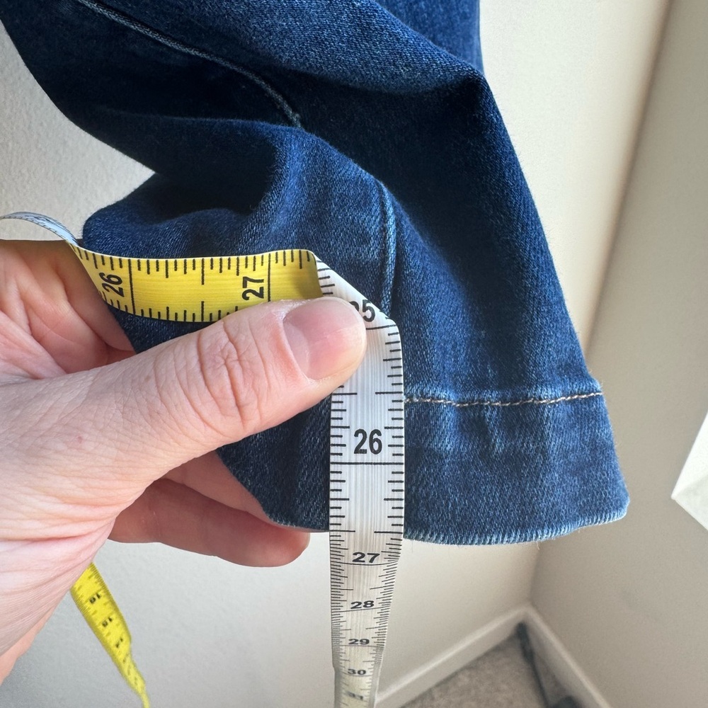 Le Jean Jude Wide Leg Trousers Blue Denim Jeans Womens size 31 - Picture 5 of 7